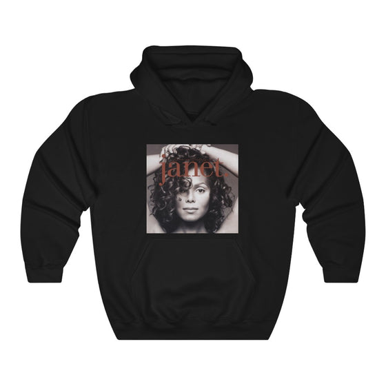 Land of Nostalgia Janet Jackson 'Janet' Album Cover Unisex Heavy Blend™ Hooded Sweatshirt