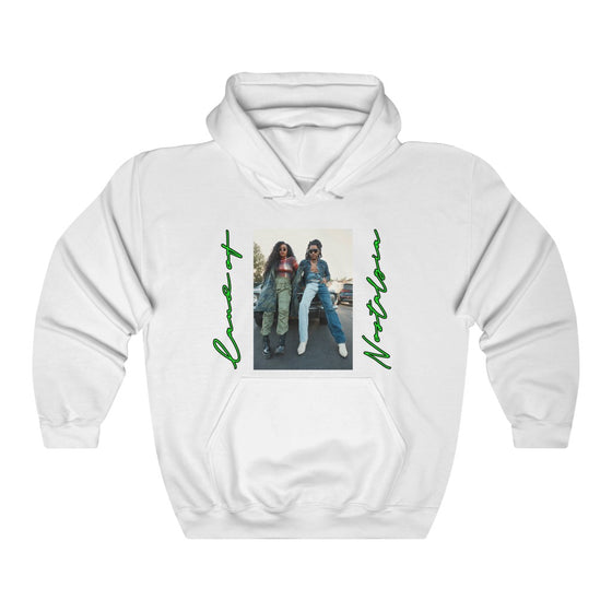 Land of Nostalgia HER & Lenny Infused Vintage Unisex Heavy Blend™ Hooded Sweatshirt