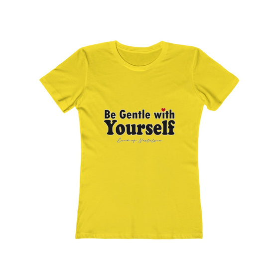 Land of Nostalgia Be Gentle with Yourself Women's The Boyfriend Tee