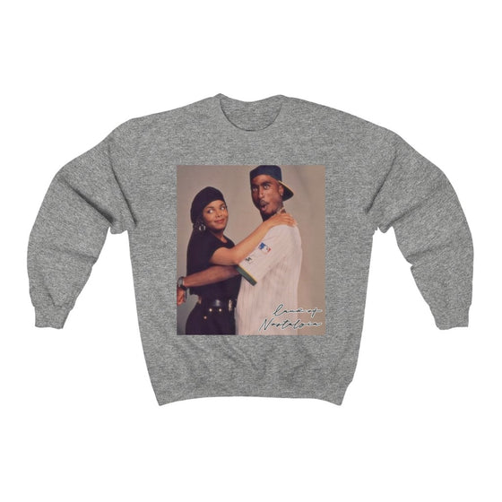 Land of Nostalgia Poetic Justice Pac & Janet Vintage Vibes Unisex Heavy Blend™ Crewneck Sweatshirt