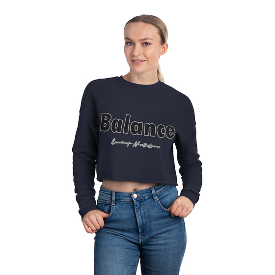 Land of Nostalgia Balance Women's Cropped Sweatshirt