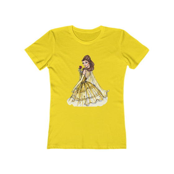 Land Of Nostalgia Disney Princess Bell Women's The Boyfriend Tee