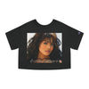 Land of Nostalgia Janet Jackson Vintage Champion Women's Heritage Cropped T-Shirt