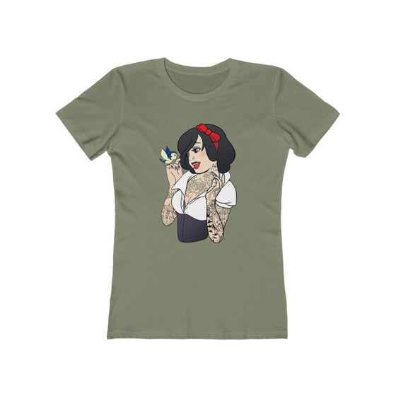 Land of Nostalgia Vogue Princess Snow White Women's The Boyfriend Tee