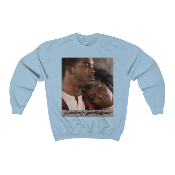 Land of Nostalgia Black Love Vibrations Unisex Heavy Blend™ Crewneck Sweatshirt