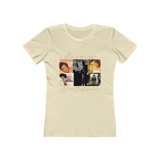 Land of Nostalgia Janet Jackson 'Janet' Top 6 Album Single Cover Women's The Boyfriend Tee