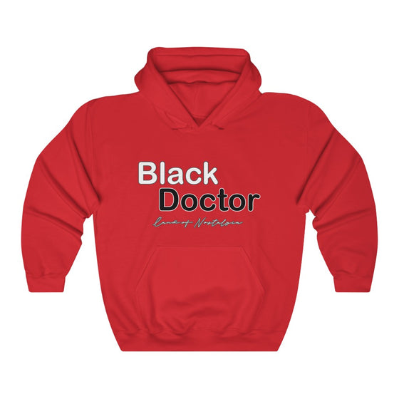 Land of Nostalgia Black Doctor Unisex Heavy Blend™ Hooded Sweatshirt