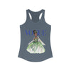 Land of Nostalgia Women's Vogue Disney Princess Tiana Ideal Racerback Tank