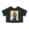 Land of Nostalgia Janet Jackson Vintage Classic Champion Women's Heritage Cropped T-Shirt