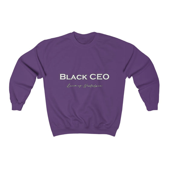 Land of Nostalgia Black CEO Unisex Heavy Blend™ Crewneck Sweatshirt