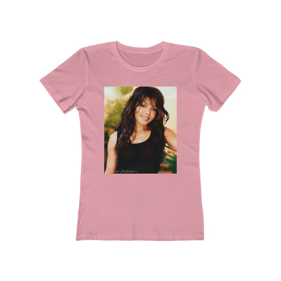 Land of Nostalgia Janet Jackson Classic Vibrational Women's The Boyfriend Tee