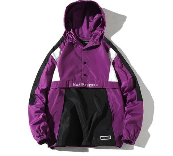 Land of Nostalgia Hooded Pullover Windbreaker Jacket (Ready to Ship)