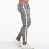 Land of Nostalgia Men's Plaid Skinny-Fit Pants with Side Stripe (Ready to Ship)