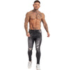 Land of Nostalgia Distressed Hip Hop Streetwear Ripped Pants Men's Super Skinny Slim Fit Jeans