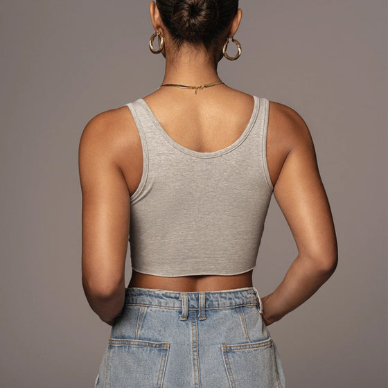 Land of Nostalgia Sleeveless Straps Women's Tank Crop Top Tee