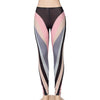 Land of Nostalgia High Waist Bodycon Women's Asymmetric Multi Color Long Pants