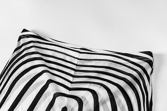 Land of Nostalgia Women's Zebra Print Long Sleeve See-Through Top Leggings Set