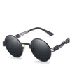 Land of Nostalgia Unisex Round Sunglasses with Mirror High Quality UV400