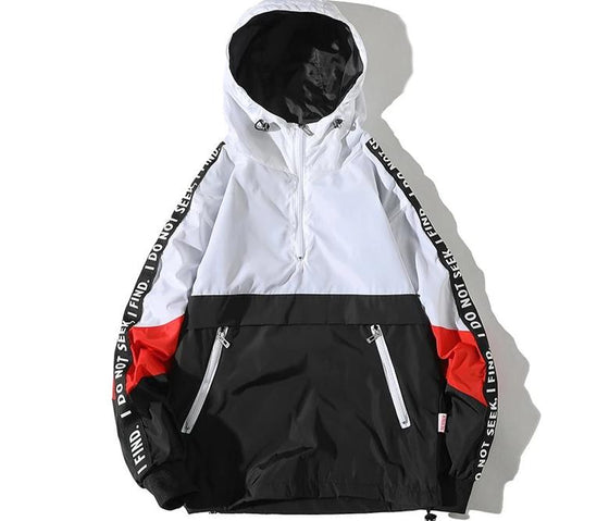 Land of Nostalgia Hooded Pullover Windbreaker Jacket (Ready to Ship)