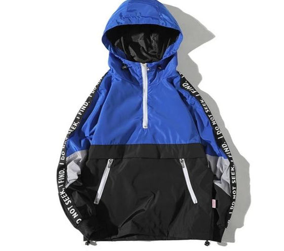 Land of Nostalgia Hooded Pullover Windbreaker Jacket (Ready to Ship)