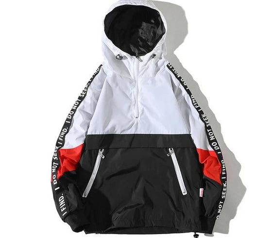 Land of Nostalgia Hooded Pullover Windbreaker Jacket (Ready to Ship)