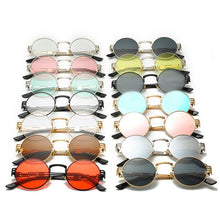  Land of Nostalgia Unisex Round Sunglasses with Mirror High Quality UV400